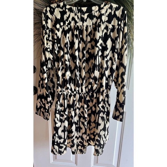 Animal Print Embroidered V-neck Dress by Umgee - Picture 7 of 16